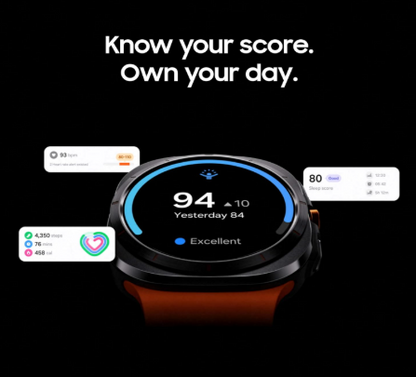 Samsung Galaxy Watch Ultra (2025) 47mm LTE AI Smartwatch w/Energy Score, Wellness Tips, Heart Rate Tracking, Sleep Monitor, Fitness Tracker, GPS