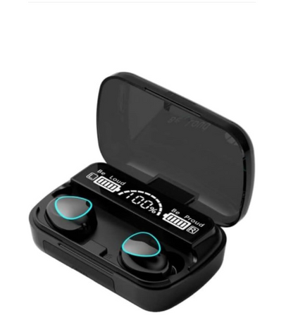 M10 Wireless Earbuds with Digital LED Display,V5.3 BT,Premium Sound,Waterproof IPX7 with Mic,220min Call Time, 180min Playtime