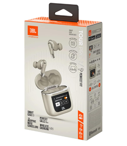 JBL Tour Pro 2 True Wireless Noise Cancelling Earbuds,Smart Ambient, 6-Mic Technology,Bluetooth 5.3,Immersive Legendary Sound