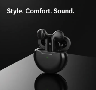 Air Pro 6 Wireless Earbuds, Bluetooth 5.3, Earphones with Smart Touch, Noise Reduction & Long Battery