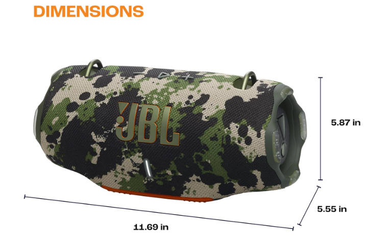 JBL Xtreme 4,Portable Bluetooth Speaker, Powerful Sound and Deep Bass,24 Hours of Playtime