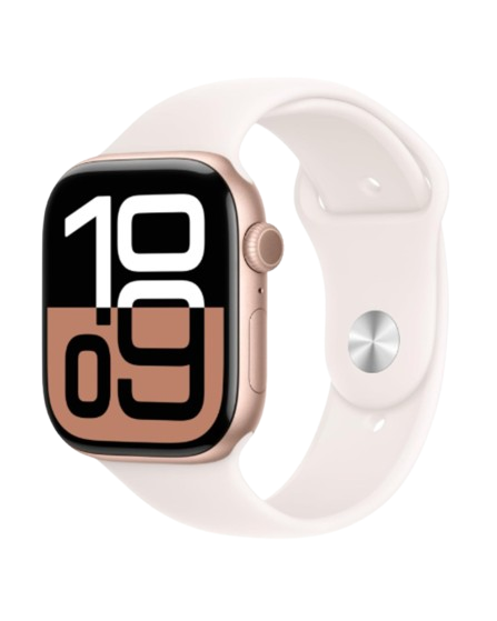 Apple Watch Series 10 [GPS + Cellular 46mm case] Smartwatch with Jet Black,Sport Band - M/L. Fitness Tracker,Water Resistant