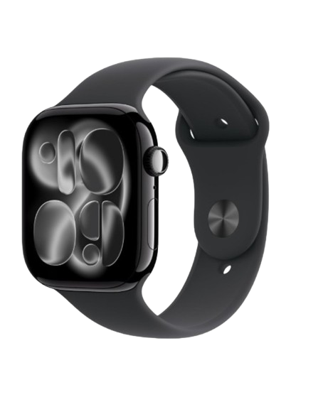 Apple Watch Series 11 [GPS 42mm] Smartwatch with Space Gray,Black Sport Band - S/M. Sleep Score, Fitness Tracker, Health Monitoring, Always-On Display, Water Resistant