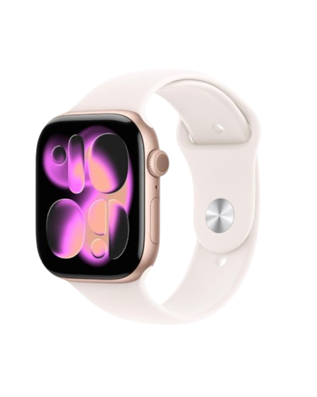 Apple Watch Series 11 [GPS 42mm] Smartwatch with Space Gray,Black Sport Band - S/M. Sleep Score, Fitness Tracker, Health Monitoring, Always-On Display, Water Resistant