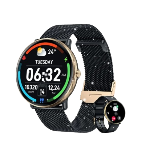 Smart Watches for Men Women Android iOS Phones Touchscreen Waterproof Waterproof Blood Pressure Heart Rate Step Sport Pedometer